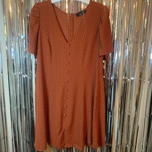 Dress with front buttons